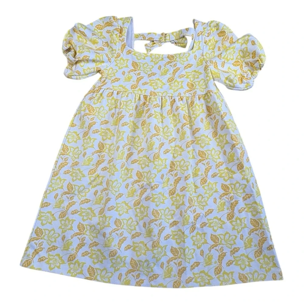 Janie And Jack Floral Textured Ruffle Sundress‎ Dress Size 8
